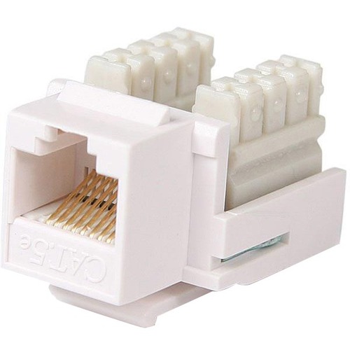 StarTech Cat5e RJ45 Keystone Jack - 110 Type - white (KEYSTONE110W)