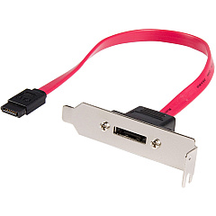 StarTech Low Profile SATA to eSATA Plate Adapter (ESATAPLT1LP) StarTech Low Profile SATA to eSATA Plate Adapter (ESATAPLT1LP)
