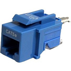 StarTech Cat5e Modular Keystone Jack Blue - Tool-Less (KEYSTONE2BL)