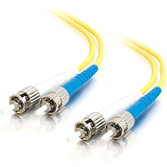 C2G-4m ST-ST 9/125 OS1 Duplex Singlemode PVC Fiber Optic Cable - Yellow (37454) C2G-4m ST-ST 9/125 OS1 Duplex Singlemode PVC Fiber Optic Cable - Yellow (37454)