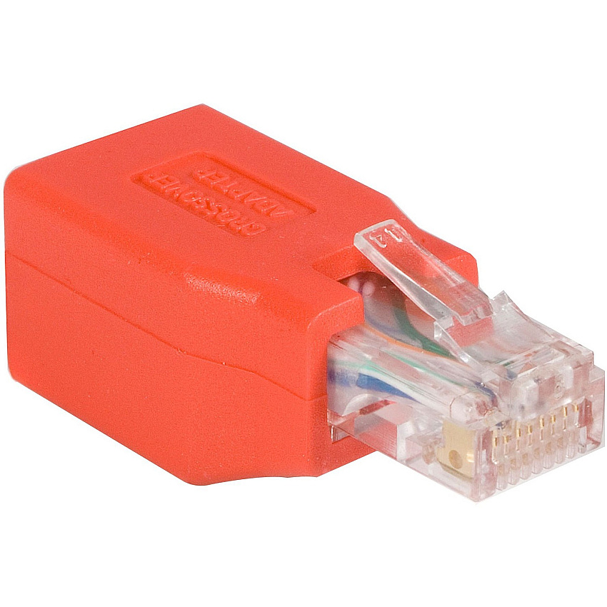 StarTech Crossover adapter - RJ-45 (M) - RJ-45 (F) - Gigabit - ( CAT 6 ) - red (C6CROSSOVER)