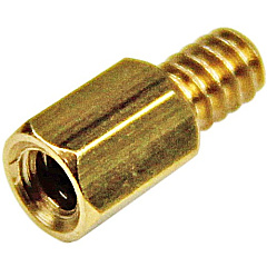 StarTech 6-32 Brass Motherboard Standoffs for ATX Computer Case - 15 Pack (STANDOFF632)