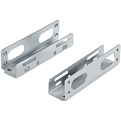StarTech 3.5in Universal Hard Drive Mounting Bracket Adapter for 5.25in Bay - 5.25 to 3.5 Inch Drive Adapter Bracket - Storage bay adapter