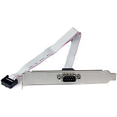 StarTech 9-pin Serial to 10-pin Header Slot Plate - Serial panel - DB-9 (M) - 10 pin IDC (F) - 41 cm (PLATE9M16) StarTech 9-pin Serial to 10-pin Header Slot Plate - Serial panel - DB-9 (M) - 10 pin IDC (F) - 41 cm (PLATE9M16)