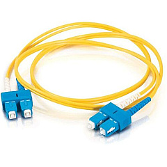 C2G-4m SC-SC 9/125 OS1 Duplex Singlemode PVC Fiber Optic Cable - Yellow (37487) C2G-4m SC-SC 9/125 OS1 Duplex Singlemode PVC Fiber Optic Cable - Yellow (37487)