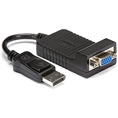 StarTech DisplayPort to VGA Adapter, Active DP to VGA Converter, 1080p Video DP to VGA Monitor Dongle, Latching DP Connector, Durable (DP2VGA) StarTech DisplayPort to VGA Adapter, Active DP to VGA Converter, 1080p Video DP to VGA Monitor Dongle, Latching DP Connector, Durable (DP2VGA)
