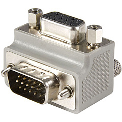 StarTech VGA adapter cable - Type 1 - right angle VGA (m) - VGA (f) (GC1515MFRA1)