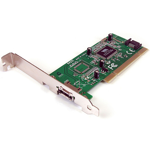 StarTech Startech 1 Port eSATA + 1 Port SATA PCI SATA Controller Card (PCIESATA2I)