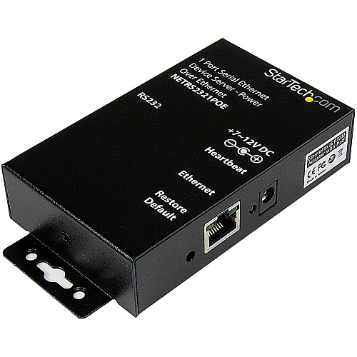StarTech Serial Ethernet device server - 1 port - power over Ethernet - PoE (NETRS2321POE)