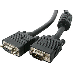 StarTech Coax High-Resolution VGA Monitor extension Cable - SVGA - HD-15 (M) - HD-15 (F) - 35 ft (MXT101HQ35)