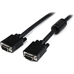 StarTech Coax High-Resolution VGA Monitor cable - SVGA - HD-15 (M) - HD-15 (M) - 3 ft (MXT101MMHQ3)