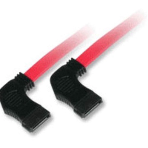 C2G 18in 7-pin 90&deg; Side to 90&deg; 1-Device Side Serial ATA Cable (10186)