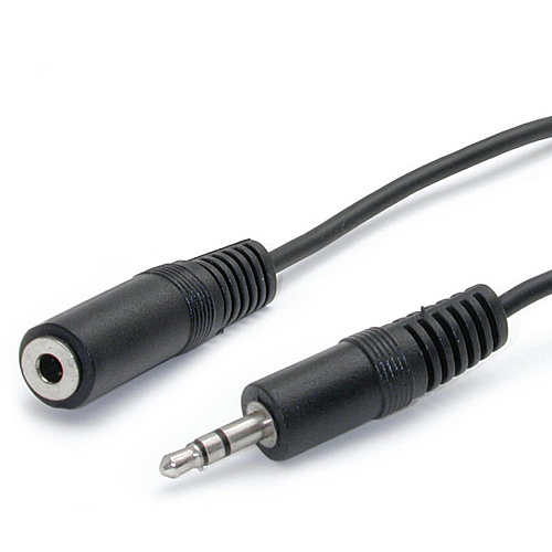 StarTech - Audio cable - mini-phone stereo 3.5 mm (F) - mini-phone stereo 3.5 mm (M) - 1.8 m (MU6MF)