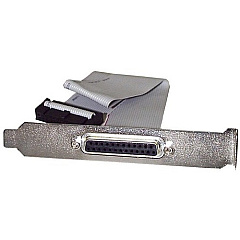 StarTech 16in DB25 Parallel Female to IDC 25 Pin Header Slot Plate (PLATE25F16)