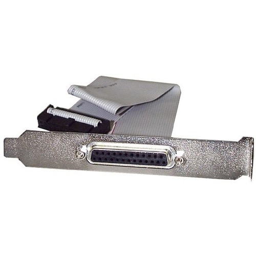 StarTech 16in DB25 Parallel Female to IDC 25 Pin Header Slot Plate (PLATE25F16)