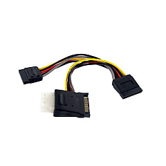 StarTech SATA to LP4 with 2x SATA Power Splitter Cable (PYOLP42SATA) StarTech SATA to LP4 with 2x SATA Power Splitter Cable (PYOLP42SATA)