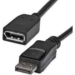 StarTech 6ft (2m) DisplayPort Extension Cable, 4K x 2K Video, DisplayPort Male to Female Extension Cable, DP 1.2 Extender Cable / Cord (DPEXT6L) StarTech 6ft (2m) DisplayPort Extension Cable, 4K x 2K Video, DisplayPort Male to Female Extension Cable, DP 1.2 Extender Cable / Cord (DPEXT6L)