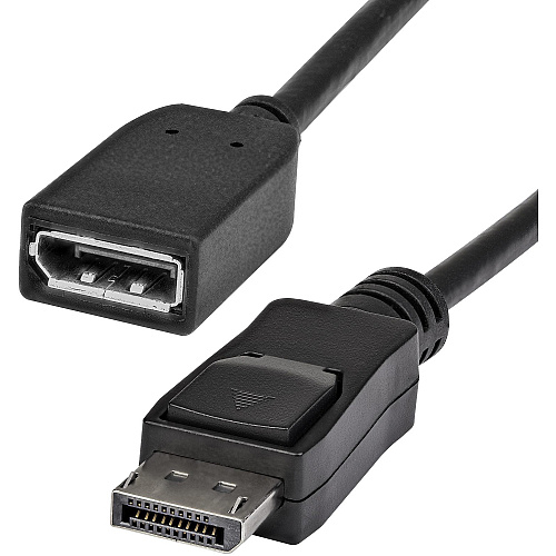 StarTech 6ft (2m) DisplayPort Extension Cable, 4K x 2K Video, DisplayPort Male to Female Extension Cable, DP 1.2 Extender Cable / Cord (DPEXT6L)