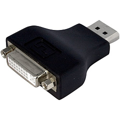 StarTech Compact DisplayPort to DVI Adapter, DP 1.2 to DVI-D Adapter/Video Converter 1080p, DP to DVI Monitor, Latching DP Connector (DP2DVIADAP)