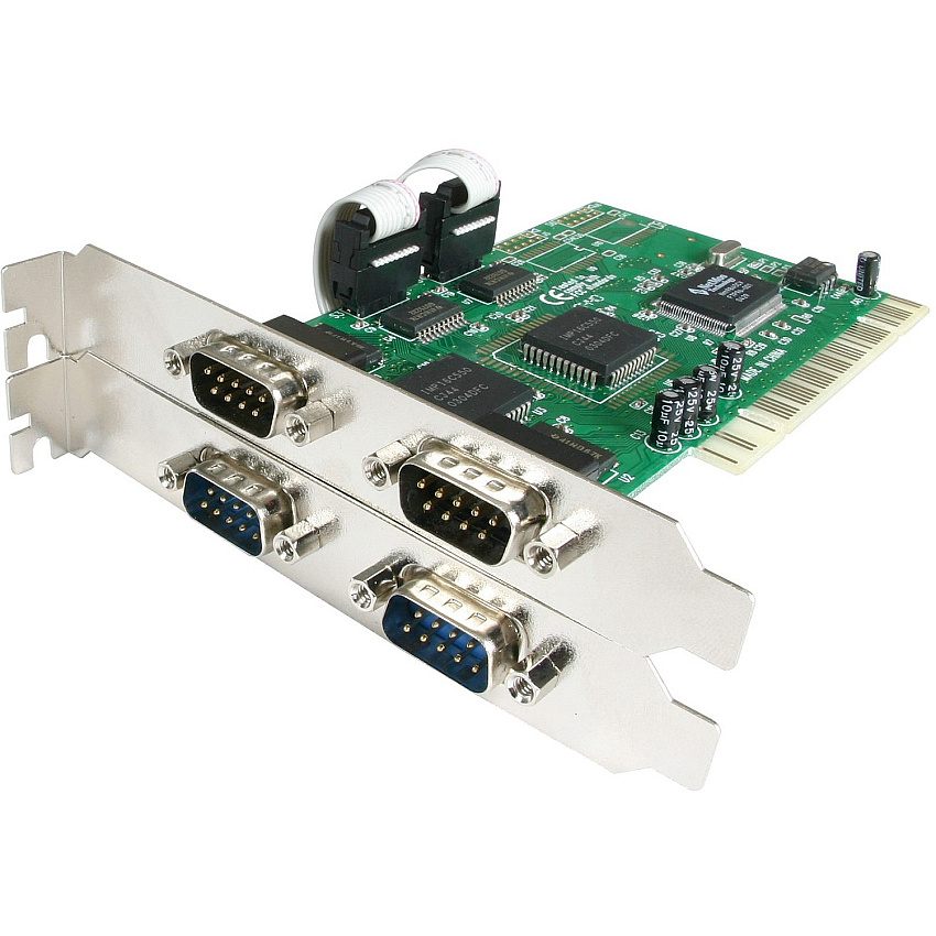 StarTech 4 Port PCI RS232 Serial adapter card - PCI - serial - 4 ports (PCI4S550N)