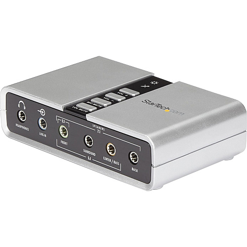 StarTech 7.1 USB Audio Adapter External Sound Card (ICUSBAUDIO7D)