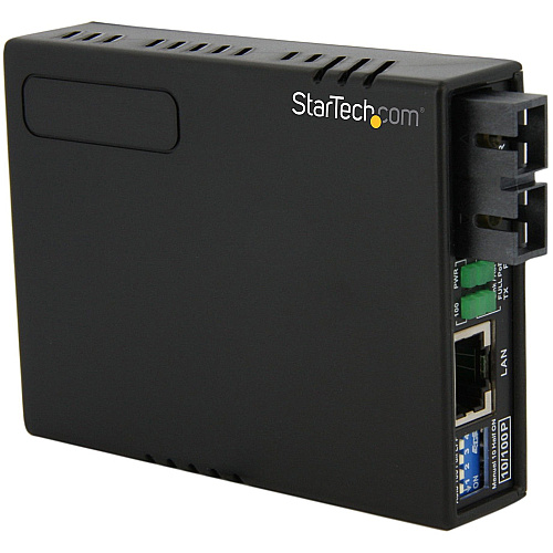 StarTech 10/100 Multi Mode Fiber to Ethernet Media Converter SC 2km with PoE (MCM110SC2P)
