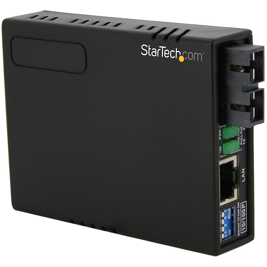 StarTech 10/100 Multi Mode Fiber to Ethernet Media Converter SC 2km with PoE (MCM110SC2P)