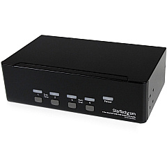 StarTech 4 Port Dual DVI USB KVM Switch w/ Audio & USB Hub (SV431DD2DUA) StarTech 4 Port Dual DVI USB KVM Switch w/ Audio & USB Hub (SV431DD2DUA)
