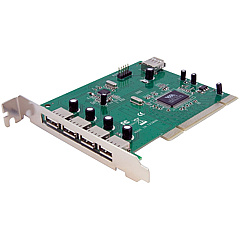 StarTech 7 Port PCI USB Card Adapter (PCIUSB7) StarTech 7 Port PCI USB Card Adapter (PCIUSB7)
