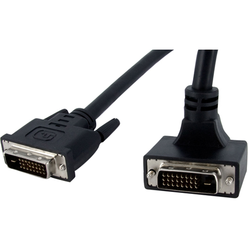 StarTech 6 ft 90 Degree Upward Angled DVI-D Monitor Cable - M/M (DVIDDMMTA6)
