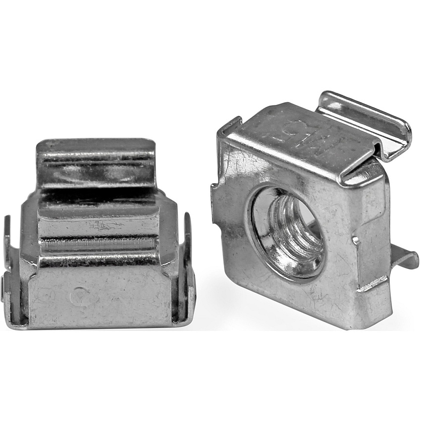 StarTech 50 Pack M5 Cage Nuts for Server Rack Cabinets (CABCAGENUTS)