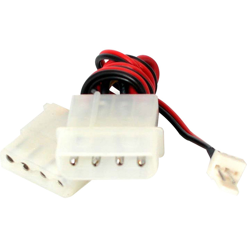 StarTech Fan Adapter - TX3 to 2X LP4 Power Y splitter Cable - 4 pin internal power (M) - 4 pin internal power, 3 pin internal power - 12in (CPUFANADAPT)