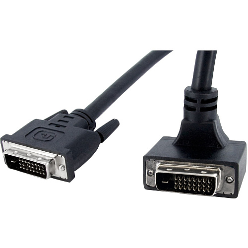 StarTech 6 ft 90 Degree Down Angled DVI-D Monitor Cable - M/M (DVIDDMMBA6)