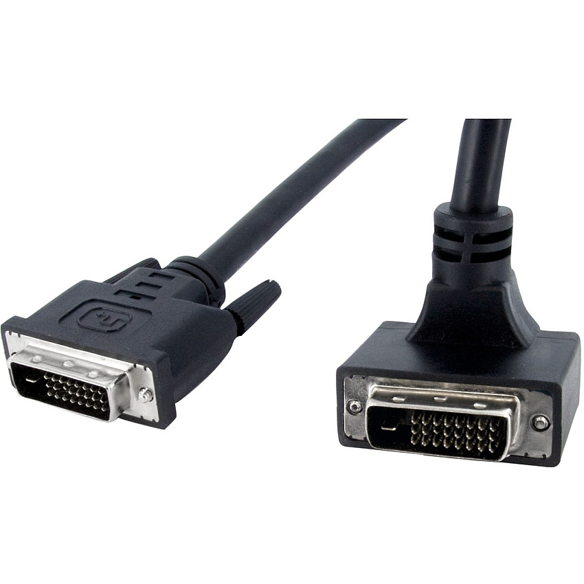 StarTech 6 ft 90 Degree Down Angled DVI-D Monitor Cable - M/M (DVIDDMMBA6)