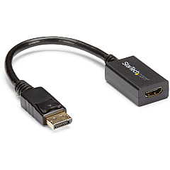 StarTech DisplayPort to HDMI Adapter, 1080p DP to HDMI Video Converter, DP to HDMI Monitor/TV Dongle, Passive, Latching DP Connector (DP2HDMI2) StarTech DisplayPort to HDMI Adapter, 1080p DP to HDMI Video Converter, DP to HDMI Monitor/TV Dongle, Passive, Latching DP Connector (DP2HDMI2)