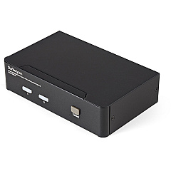 StarTech 2 Port USB HDMI KVM Switch w/ Audio & USB 2.0 Hub (SV231HDMIUA)