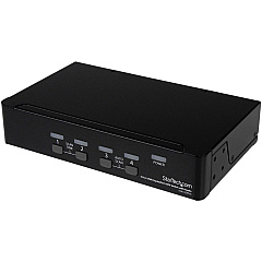 StarTech 4 Port USB DisplayPort KVM Switch with Audio (SV431DPUA) StarTech 4 Port USB DisplayPort KVM Switch with Audio (SV431DPUA)