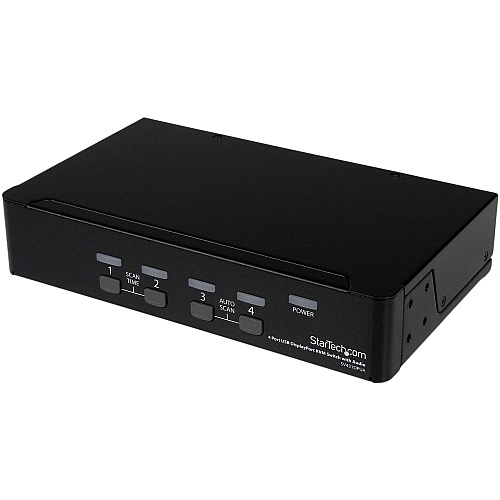 StarTech 4 Port USB DisplayPort KVM Switch with Audio (SV431DPUA)
