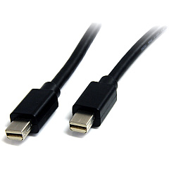 StarTech 3ft (1m) Mini DisplayPort Cable, 4K x 2K Ultra HD Video, Mini DisplayPort 1.2 Cable, Mini DP Cable for Monitor, mDP Cord, M/M (MDISPLPORT3)