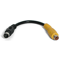StarTech S-Video to Composite Video Adapter Cable (SVID2COMP) StarTech S-Video to Composite Video Adapter Cable (SVID2COMP)