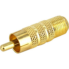 StarTech RCA to F Type Coaxial Adapter M/F (RCACOAXMF) StarTech RCA to F Type Coaxial Adapter M/F (RCACOAXMF)