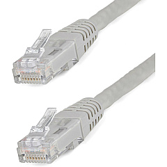 StarTech 2ft CAT6 Ethernet Cable - Gray Molded Gigabit - 100W PoE UTP 650MHz - Category 6 Patch Cord UL Certified Wiring/TIA (C6PATCH2GR)