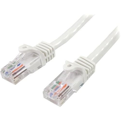 StarTech 5ft White Snagless Cat5e UTP Patch Cable (45PATCH5WH)