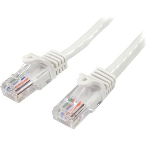 StarTech 7ft White Snagless Cat5e UTP Patch Cable (45PATCH7WH)