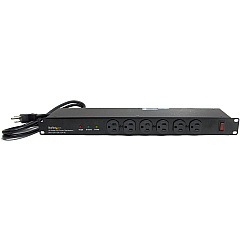 StarTech Rackmount PDU with 16 Outlets and Surge Protection - 19in Power Distribution Unit - 1U (RKPW161915)