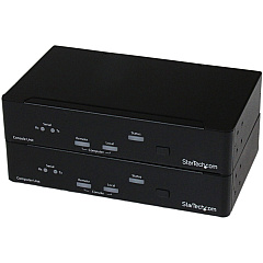 StarTech USB DVI KVM Extender Over Fiber 2km - Serial/Audio (SV565FXDUSA)