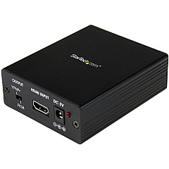 StarTech HDMI to VGA Video Adapter Converter with Audio - HD to VGA Monitor 1080p (HDMI2VGA)