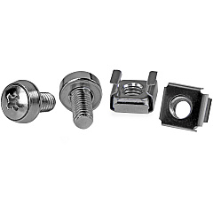 StarTech 50 Pkg M6 Mounting Screws and Cage Nuts (CABSCREWM6) StarTech 50 Pkg M6 Mounting Screws and Cage Nuts (CABSCREWM6)