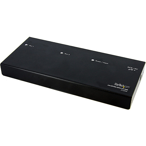 StarTech 2 Port DVI Video Splitter with Audio (ST122DVIA)