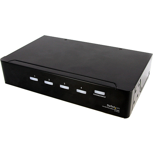 StarTech 4 Port DVI Video Splitter with Audio (ST124DVIA)
